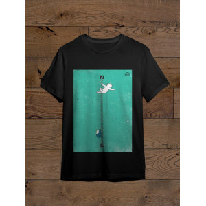  Tricou Ursuleț și pinguin pe stâlp